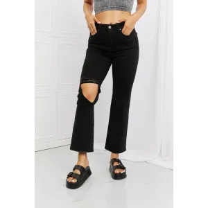 RISEN Full Size Yasmin Relaxed Distressed Jeans