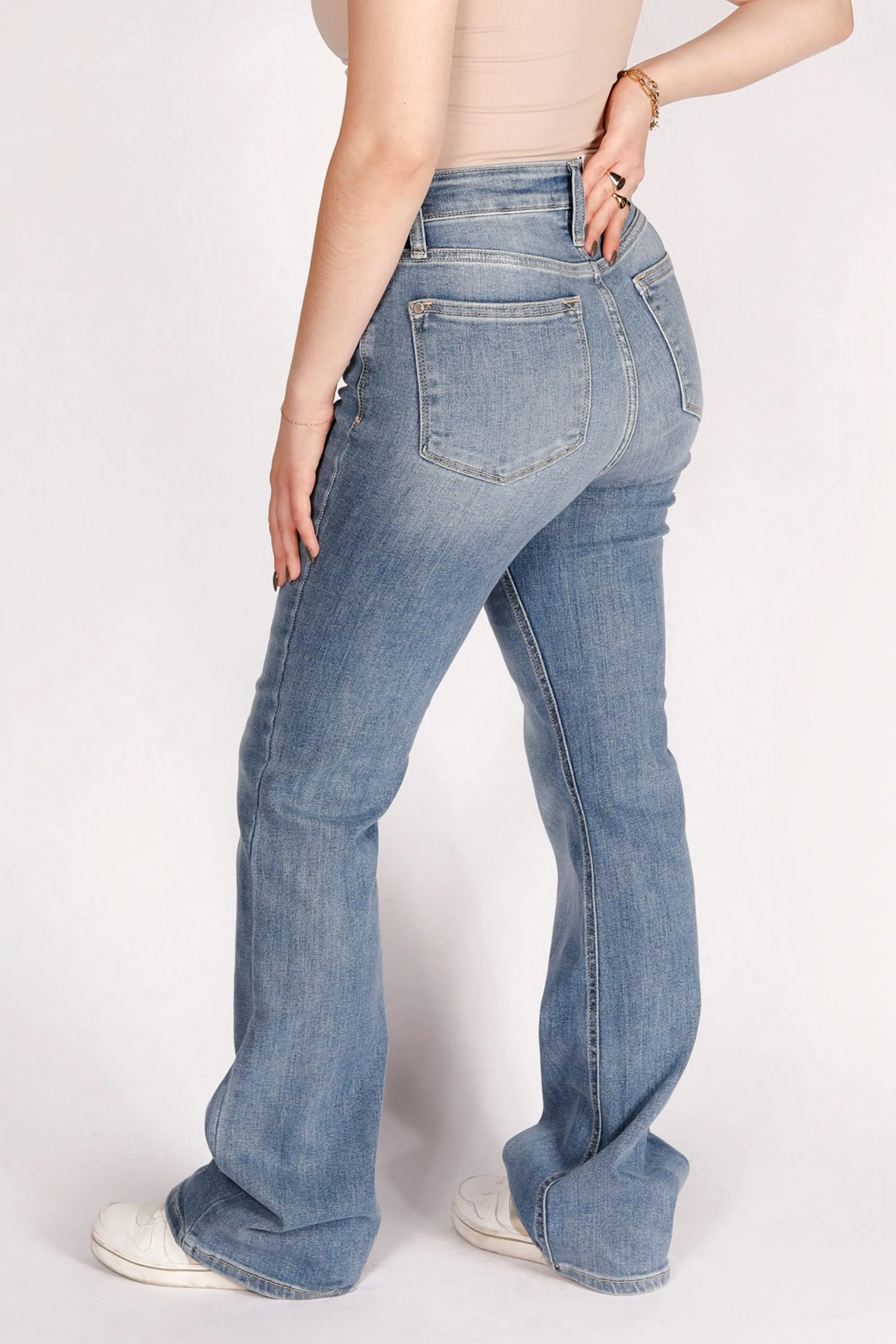 Sabrina Medium Wash Bootcut Denim