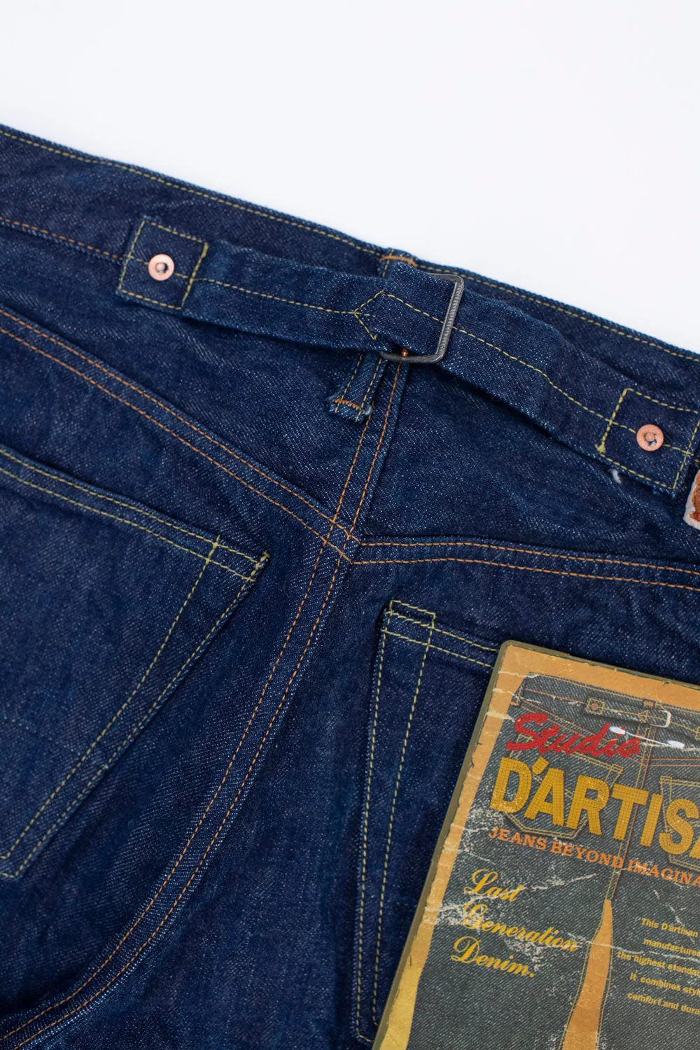 SD-D01S - 15oz "The Origin" Selvedge Jeans Regular Straight - Natural Indigo O/W