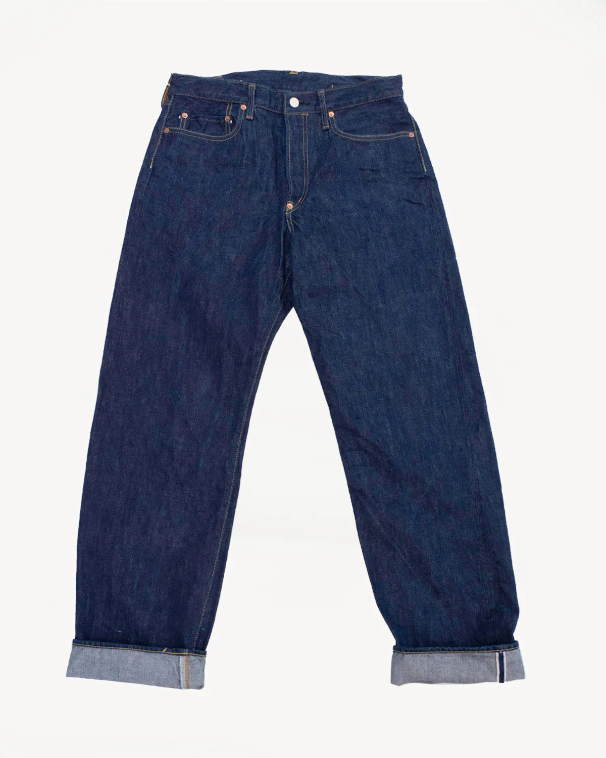 SD-D01S - 15oz "The Origin" Selvedge Jeans Regular Straight - Natural Indigo O/W