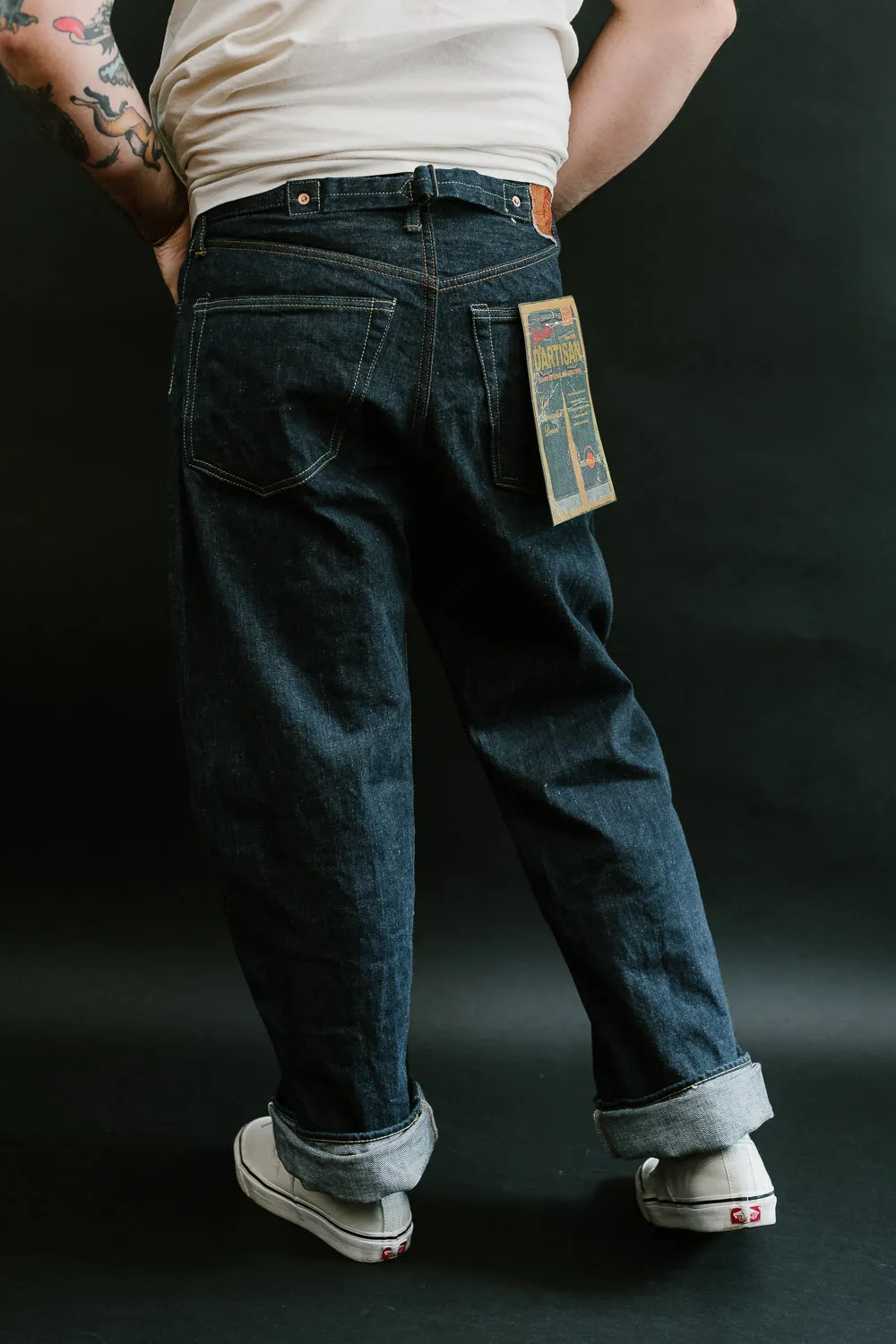 SD-D01S - 15oz "The Origin" Selvedge Jeans Regular Straight - Natural Indigo O/W