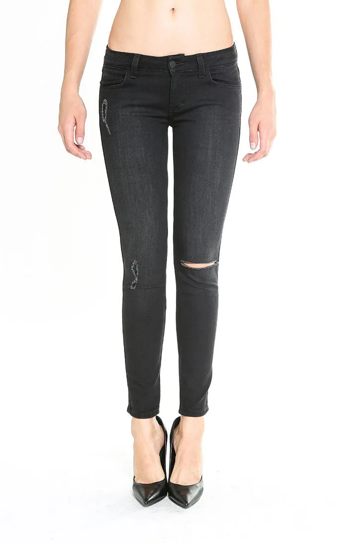 Siwy Jeans - Hannah in Black Magick - Skinny Cropped Jeans