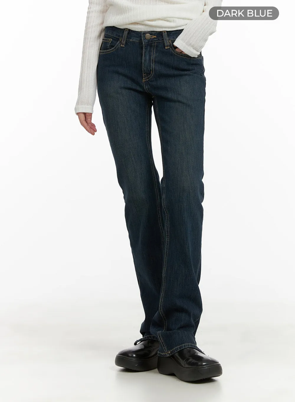 Slim Fit Bootcut Jeans CA418