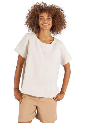 Teena-Linen Natural T-Shirt