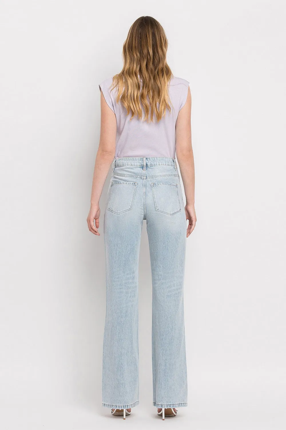 Vervet by Flying Monkey 90'S Vintage Super High Rise Flare Jeans - ONLINE ONLY - 7-10 DAY SHIPPING