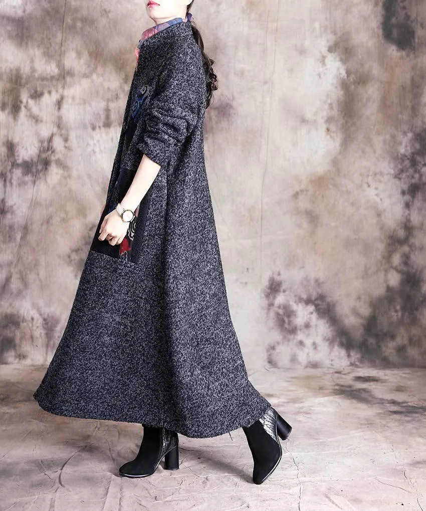 Vintage Patchwork Wool Coat | Nirvana