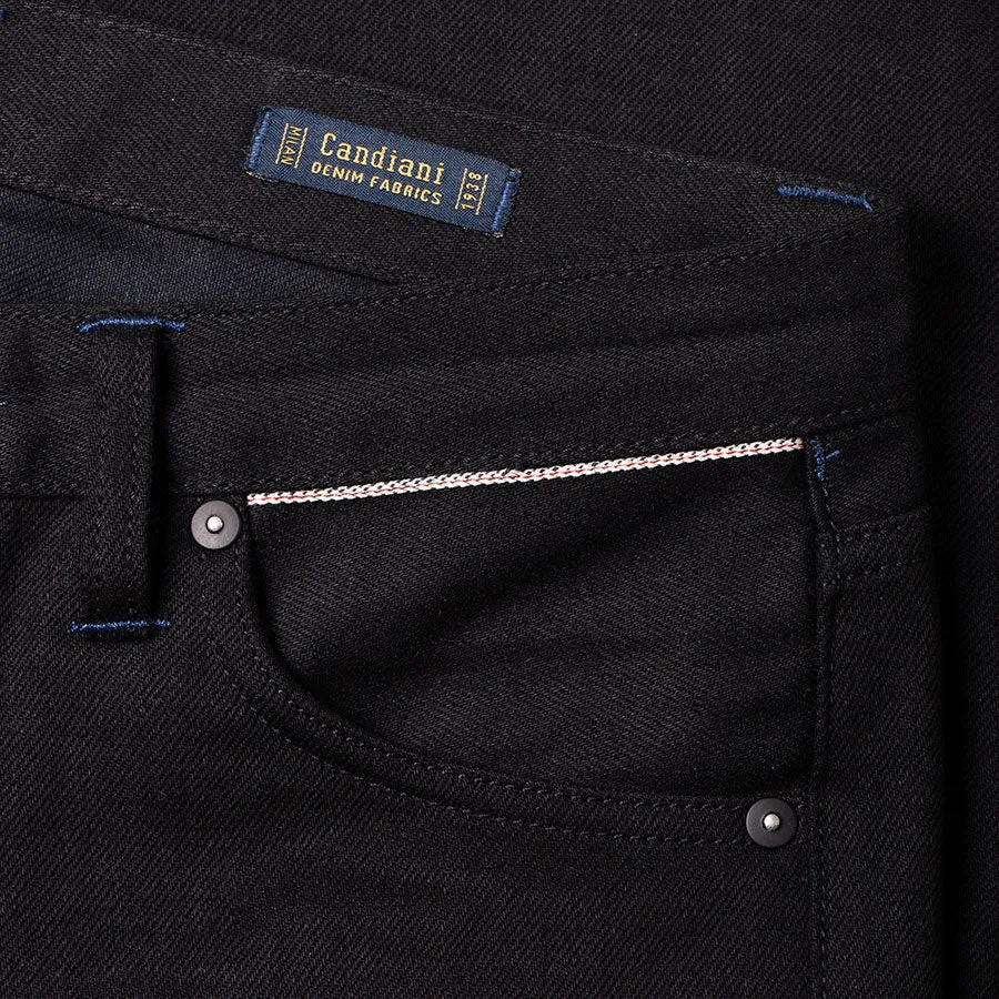 W-01 STRAIGHT 13 oz. black selvedge