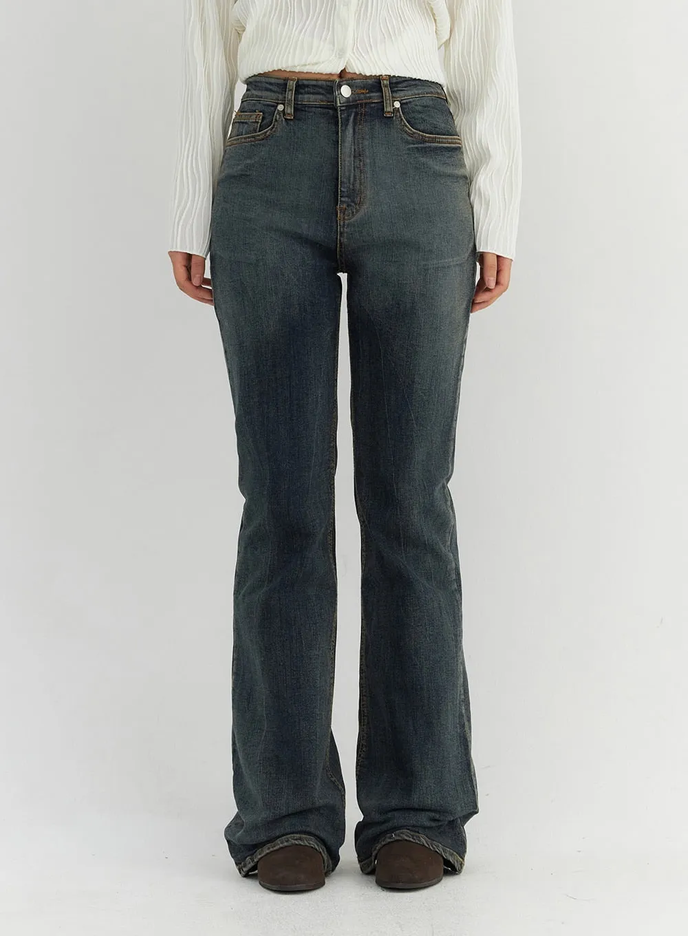 Wash Bootcut Jeans CO306