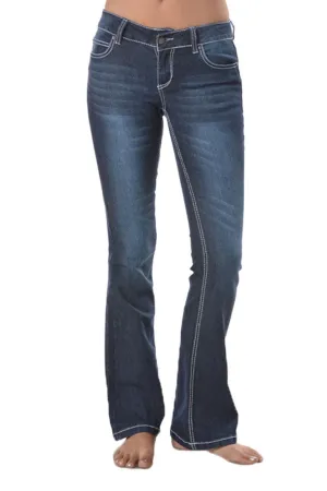 Women's Faded Bootcut Jeans